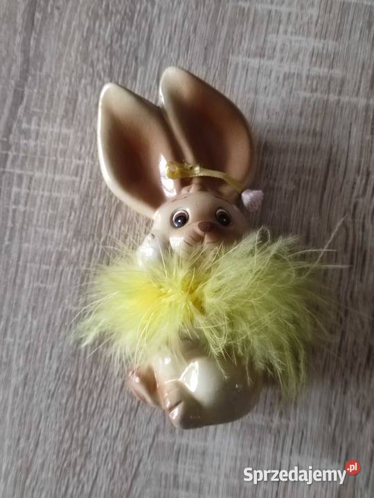 Figurka ceramiczna zajączek królik 13 Rzeszów sprzedam