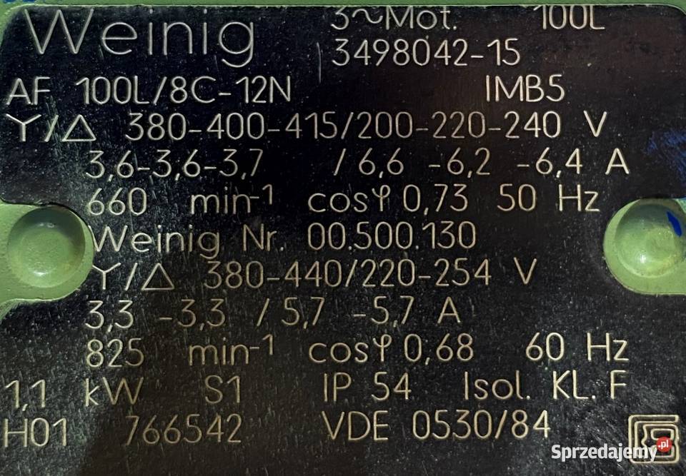 silnik elektryczny 11kW 660obr 3fazowy