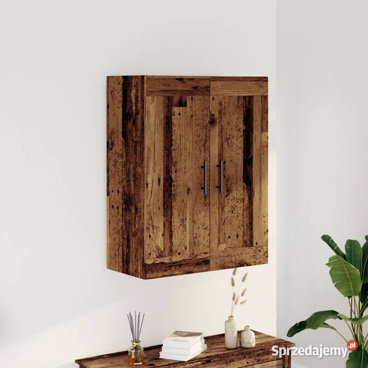 Szafka wisząca stare drewno 695x34x90 WM857312 Szafki sprzedam