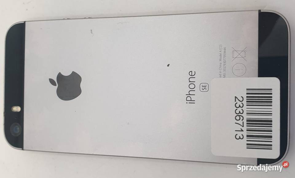 Apple iPhone SE 16GB Sprawny Ładny Warszawa sprzedam