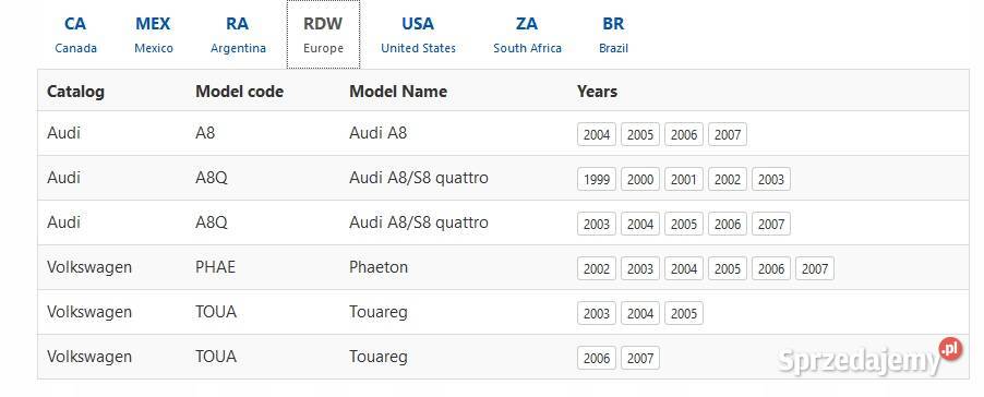 VW AUDI A8 D2 D3 W12 KOLO ZMIENNYCH FAZ WARIATOR Przemęt