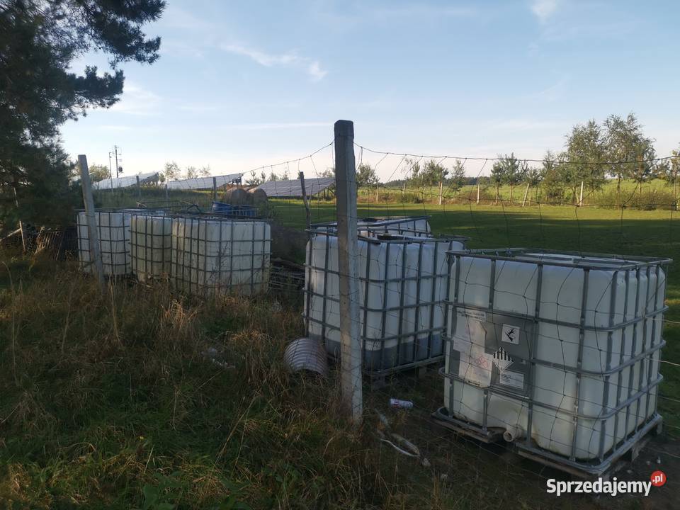 Zbiornik 1000l Mauzer Pojemnik na Wodę Załom