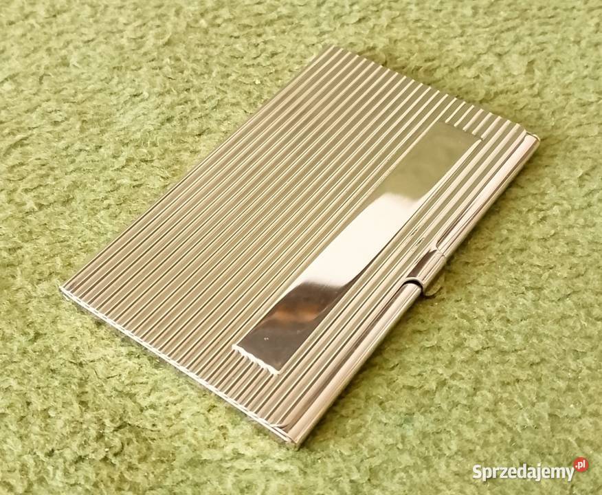 Wizytownik vintage lata 7080 gruby plater stan Katowice