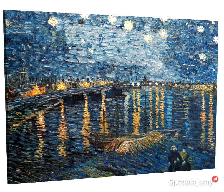 Obraz namalowany grubą warstwą farby olejny Gdańsk