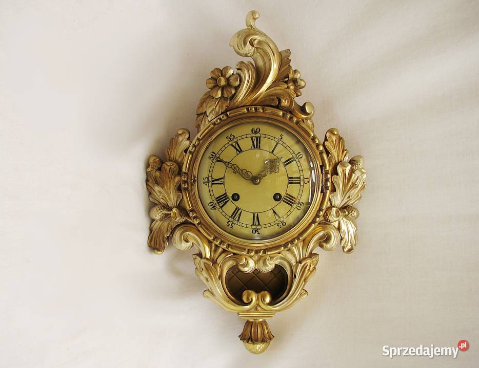 Szwedzki zabytkowy zegar ścienny Pozostałe zachodniopomorskie Szczecinek sprzedam
