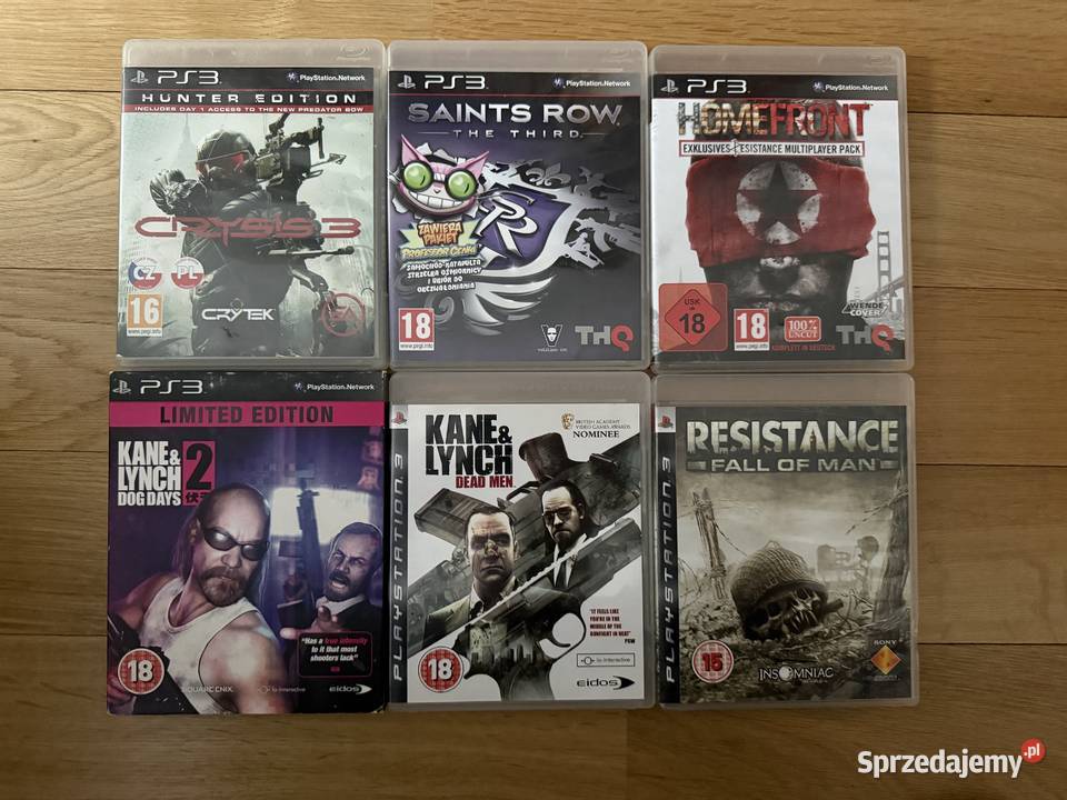 Zestaw 6 gier 3 stan