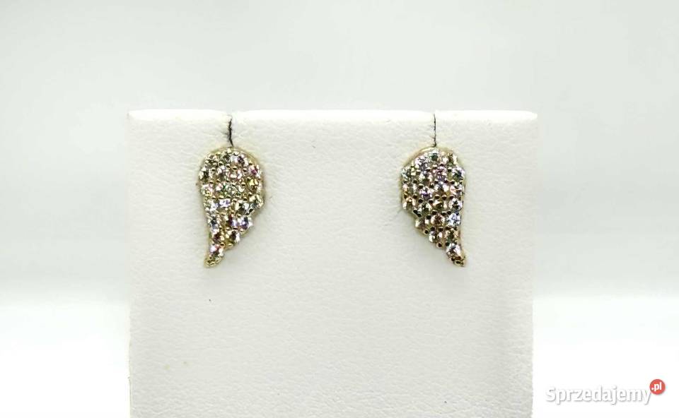 Nowe złote kolczyki próby 585 120g warmińsko-mazurskie sprzedam