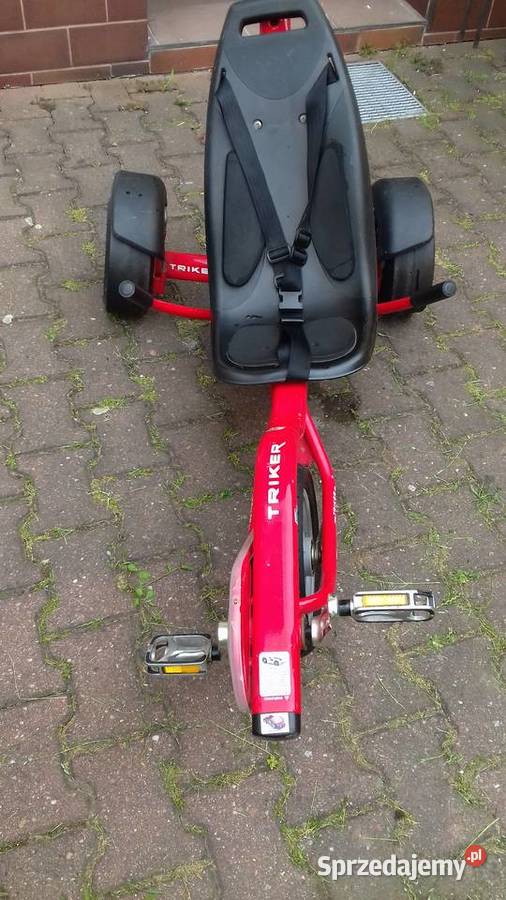Trójkołowiec Triker czerwony dolnośląskie Wrocław