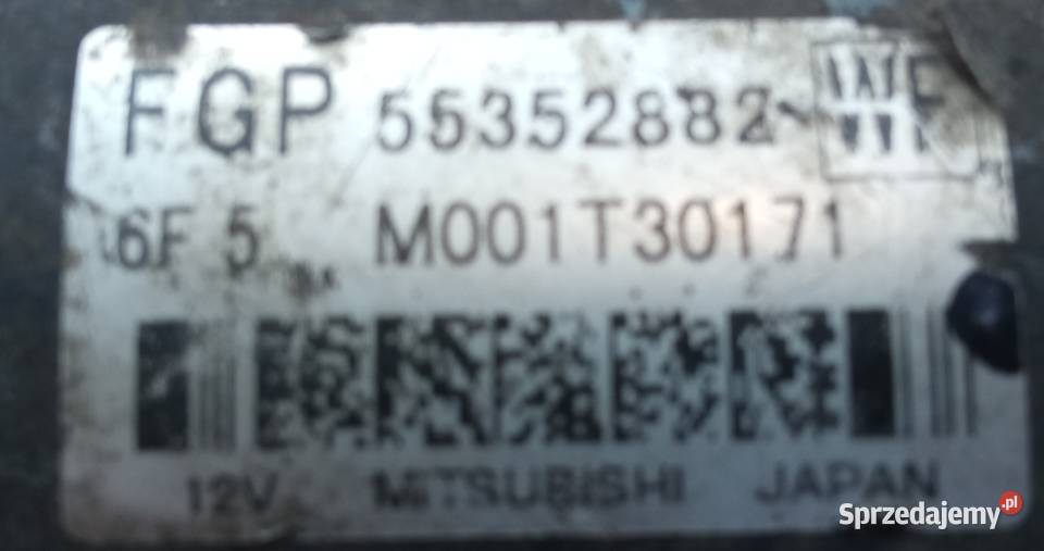 Rozrusznik FGP 55352882 Opel Vectra C Pozostałe podkarpackie Oleszyce