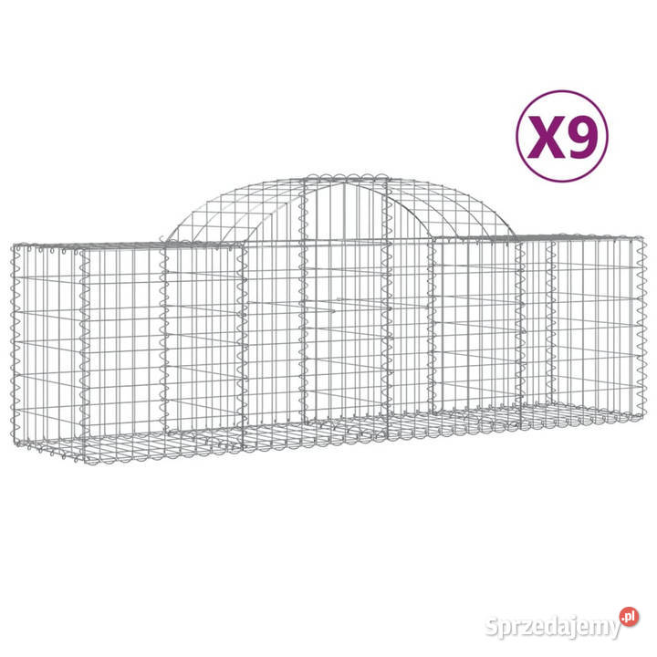 Kosze gabionowe 9 200x50x6080 galwanizowane
