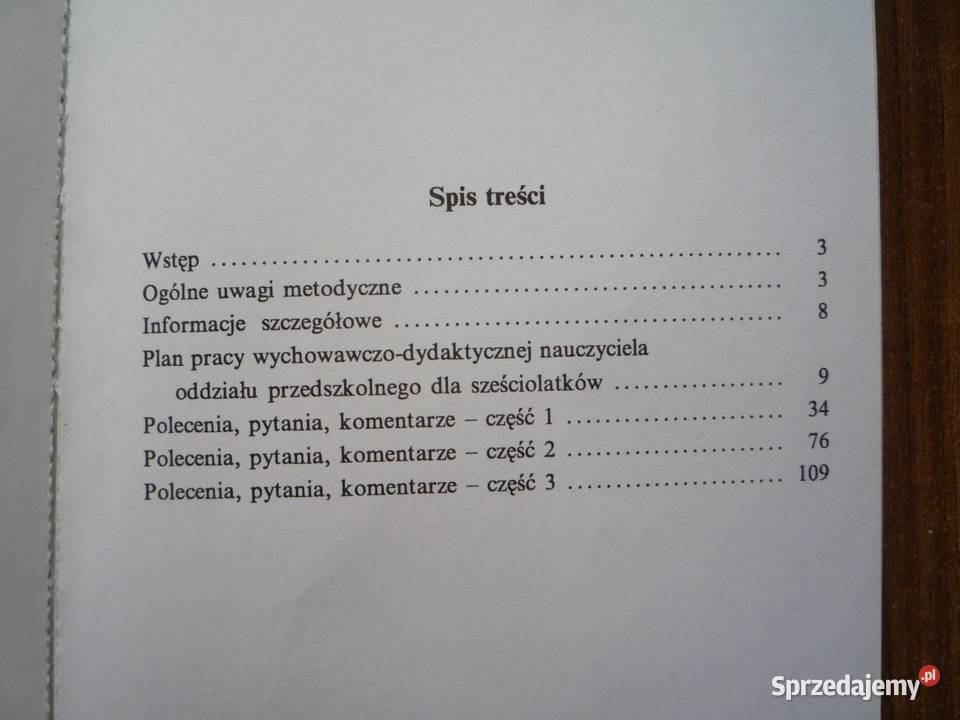 Przewodnik metodyczny nauczyciela 6latków Plan Szczecin