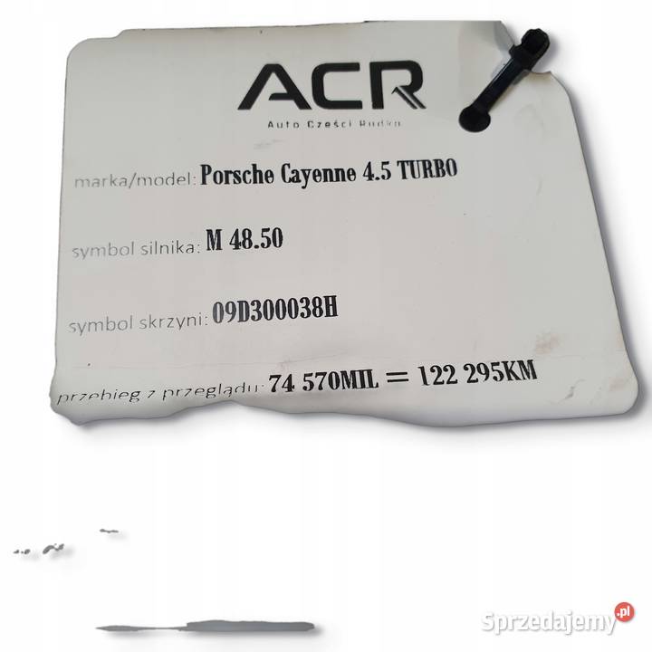 ROZRUSZNIK Porsche Cayenne I 45 V8 TURBO S0413 Chełm sprzedam
