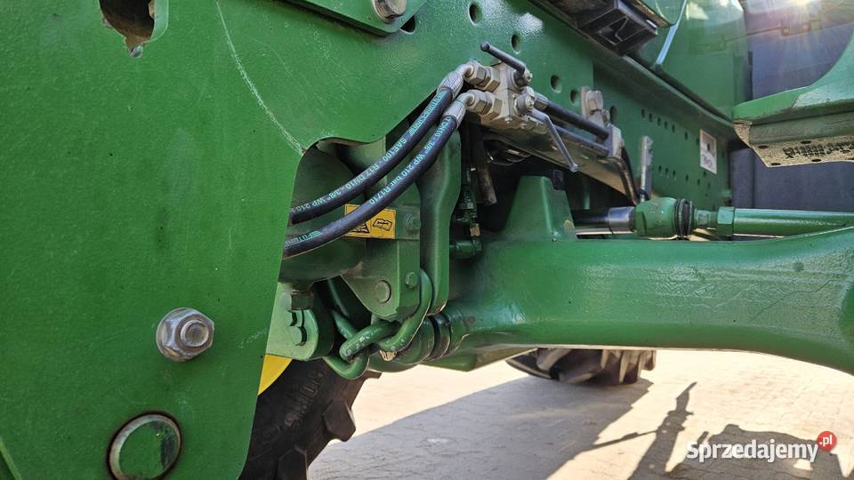 John Deere 6210R Amortyzacja przedniej osi Gruntowice