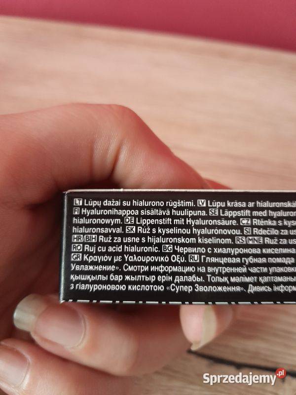 Lśniąca szminka z kwasem hialuronowym 36g Rose Makijaż śląskie Siewierz