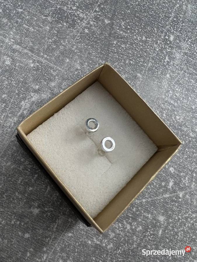 Kolczyki srebrne kółka koła Jasło