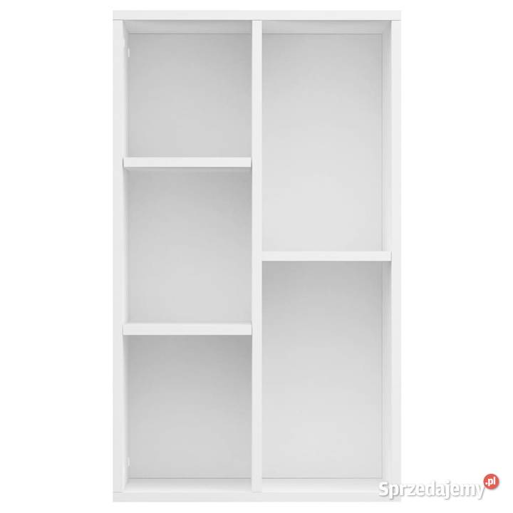 Regał na książkiszafka biały 50x25x80 WM800162 Regały mazowieckie