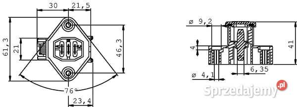 Gniazdo 3biegunowe Cobo 2500580100 Kamionna