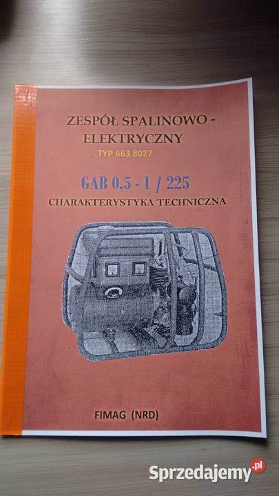 GAB 051225 AGREGAT TYP 663 8027 CHARAKTERYSTYKA Stalowa Wola