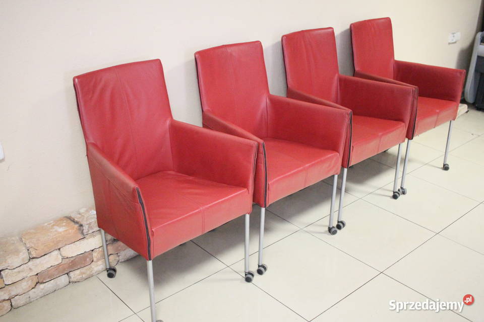 Zestaw 4 foteli ładne obicie w stylu PRL Pszczyna sprzedam