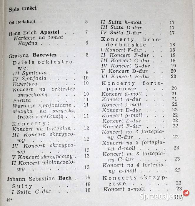 Przewodnik koncertowy B Schaeffer T Chylińska twarda z obwolutą Chełm