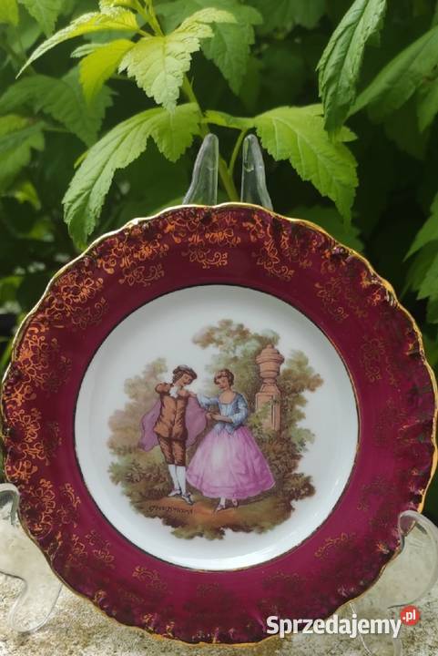 Limoges Francja Fragonard Love talerz Pabianice