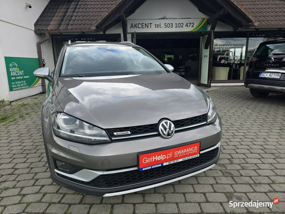Volkswagen Golf Alltrack Bezwypadkowy automatDSG wielofunkcyjna kierownica Ustroń