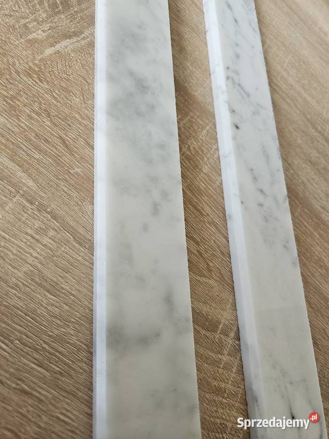 Cokół marmurowy przypodłogowy CARRARA BIANCO wys Przemyśl