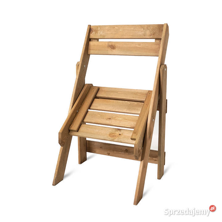 Krzesło Ogrodowe Składane Drewniane Nowoczesne Elbląg