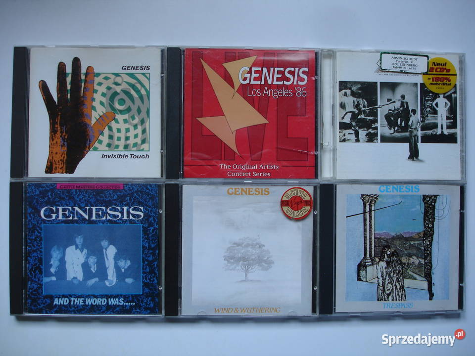 GENESIS płyty CD 1 płyta lubuskie Zielona Góra