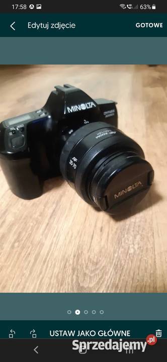 Minolta 3000i obiektyw Minolta 3570