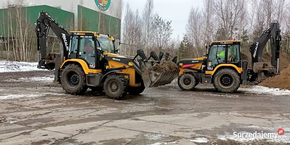 usługi koparkoładowarką minikoparką koparką Wąsosze