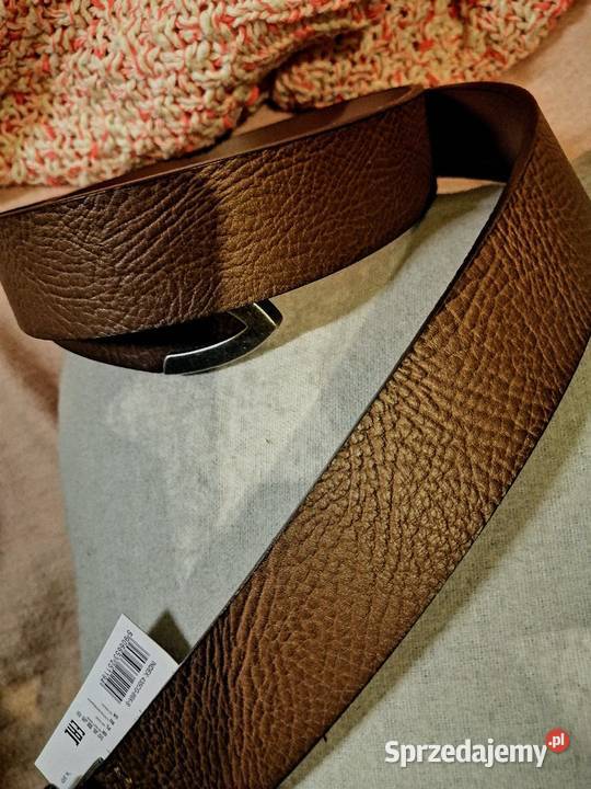 House NOWY z metką SKÓRZANY pasek Z metalową Leszno