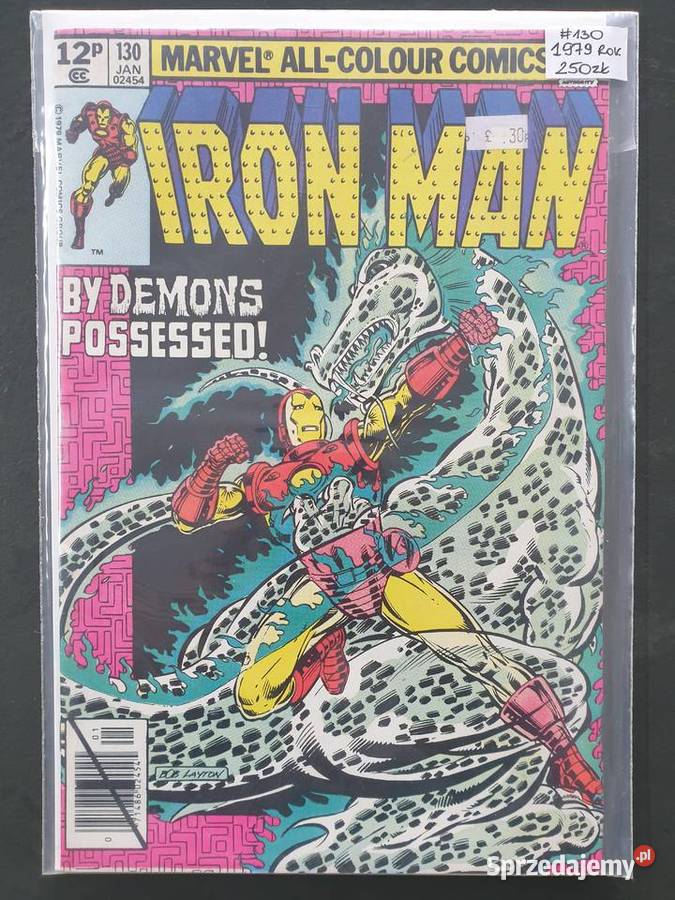 Iron Man 5 oryginalnych komiksów Marvel USA Rok wydania 1979 pomorskie Gdynia