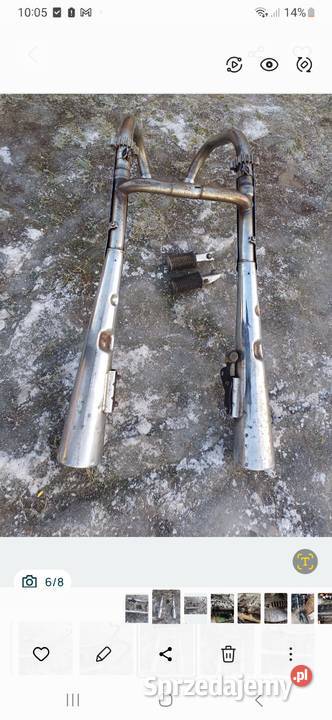 Suzuki gs 450l tłumiki układ wydechowy wydech Złotniki Kujawskie