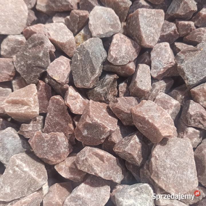 Grys czerwony Kwarcowy kamień czerwony brązowy Andrychów