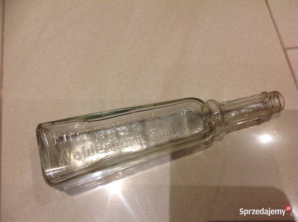 Stara Butelka Szklana KIrchniawy Werke lubuskie Nowa Sól