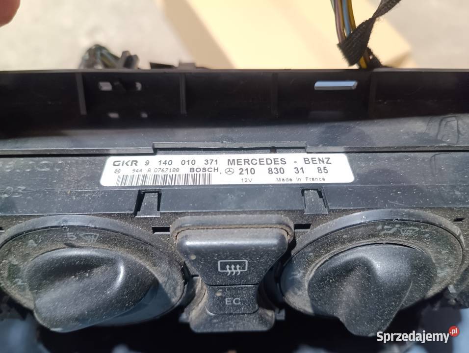 Panel klimatyzacji nawiewu Mercedes W202 W210 wielkopolskie Mrowino sprzedam