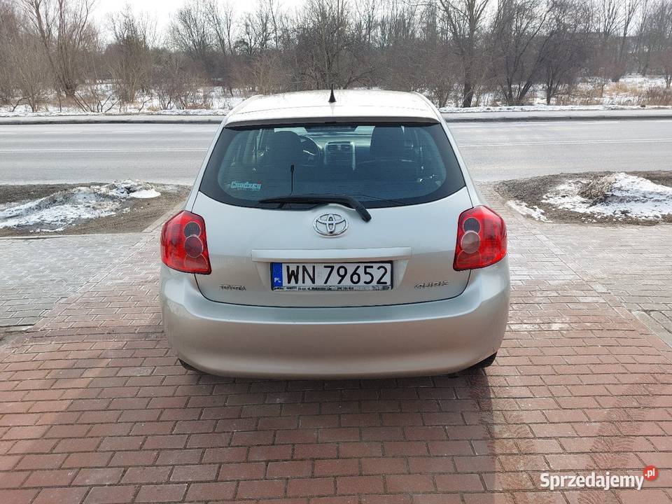 Toyota Auris 14 benzyna Rok produkcji 2007 Motoryzacja