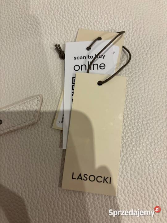 Torba skórzana Lasocki biały Torby i torebki wielkopolskie Ostrów Wielkopolski