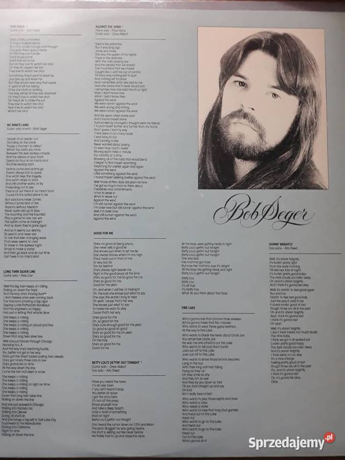 BOB SEGER SILVER BULLET BAND Against Wind Rzeszów