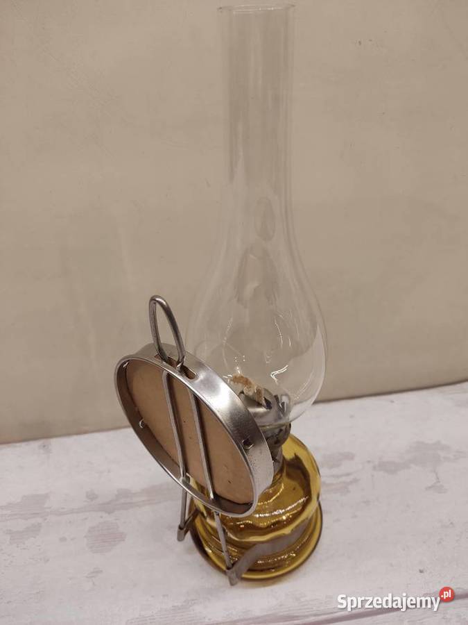Lampa naftowa kolor bursztyn Pozostałe Głuchołazy sprzedam