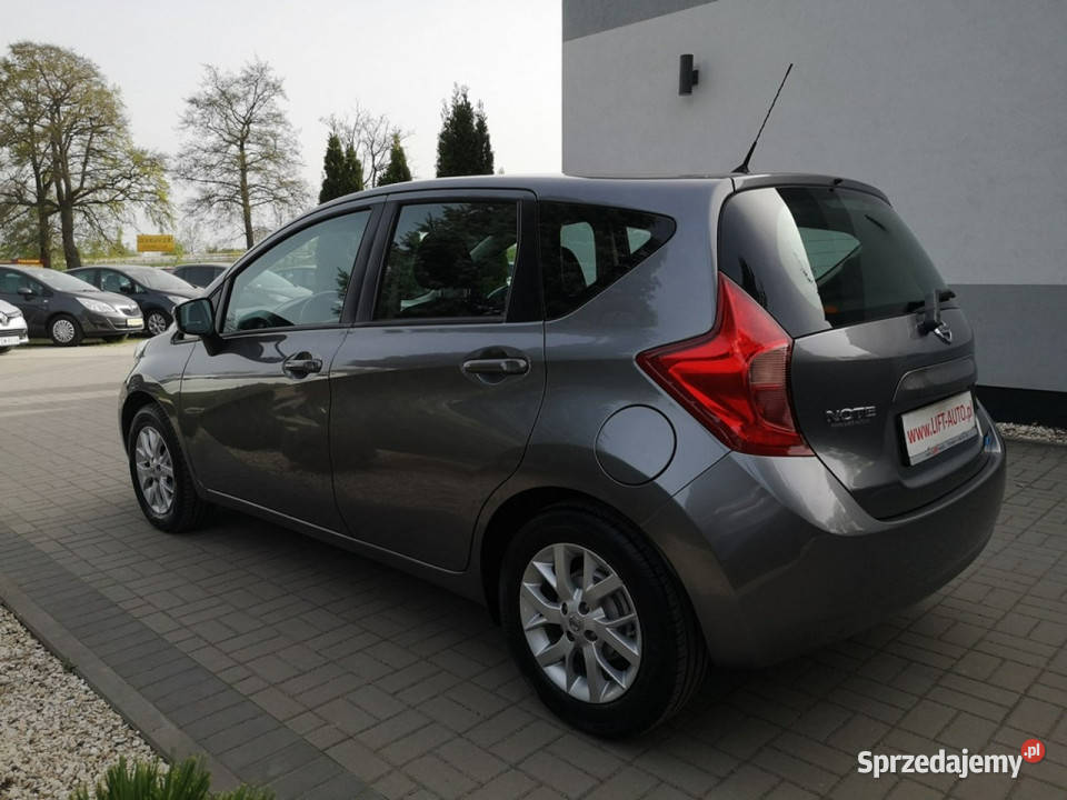 Nissan Note 12 B 80 Klima Isofix Tempomat Alu grafitowy Strzegom sprzedam