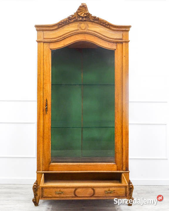 Antyk Witryna Rocaille BIBLIOTECZKA Lustro Kalisz sprzedam