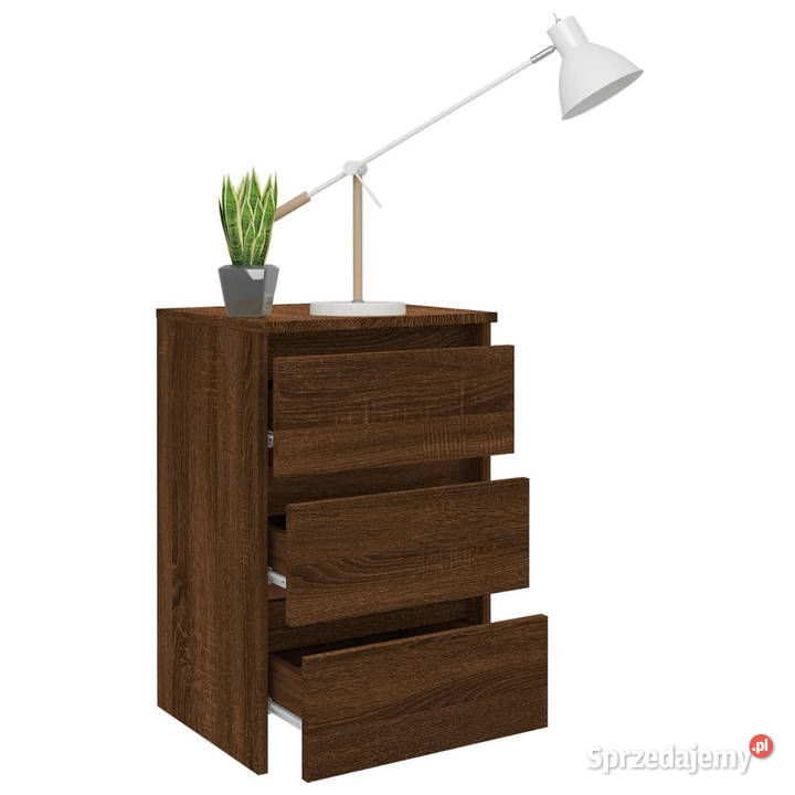 Szafka nocna brązowy dąb 40x35x625 WM815175 Nocne Warszawa