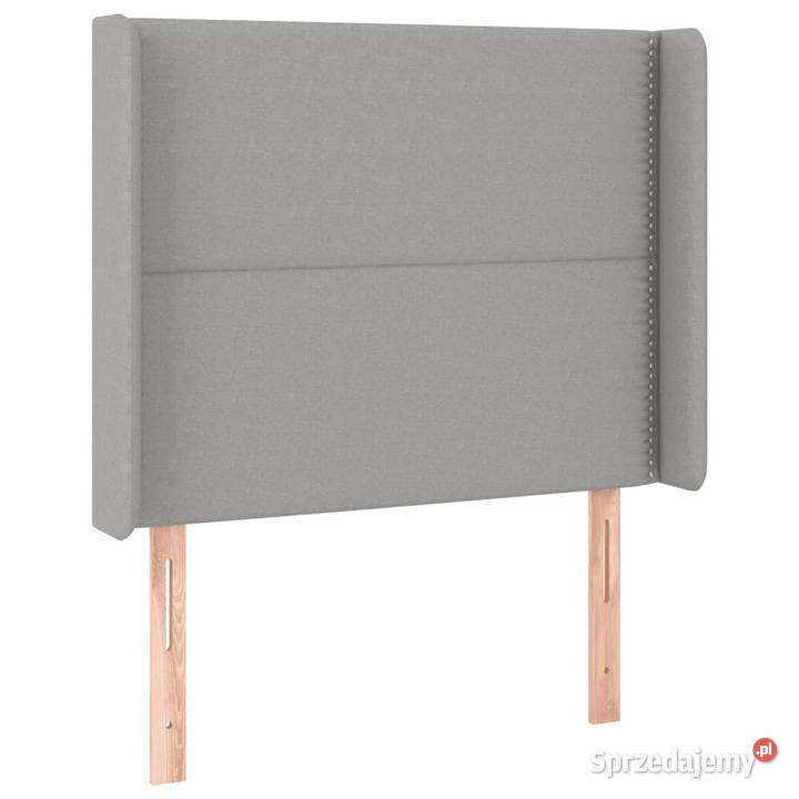 Zagłówek do łóżka z LED jasnoszary 83x16x118128 mazowieckie Warszawa