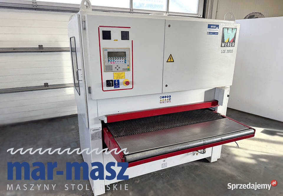Szlifierka szerokotaśmowa WEBER LCE 2000 DP1350 pomorskie Sierakowska Huta sprzedam