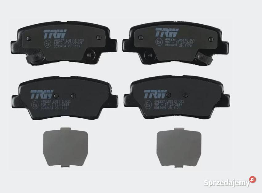 KLOCKI HAMULCOWE TYŁ disc brake COTEC GDB3494 osobowe mazowieckie Warszawa sprzedam