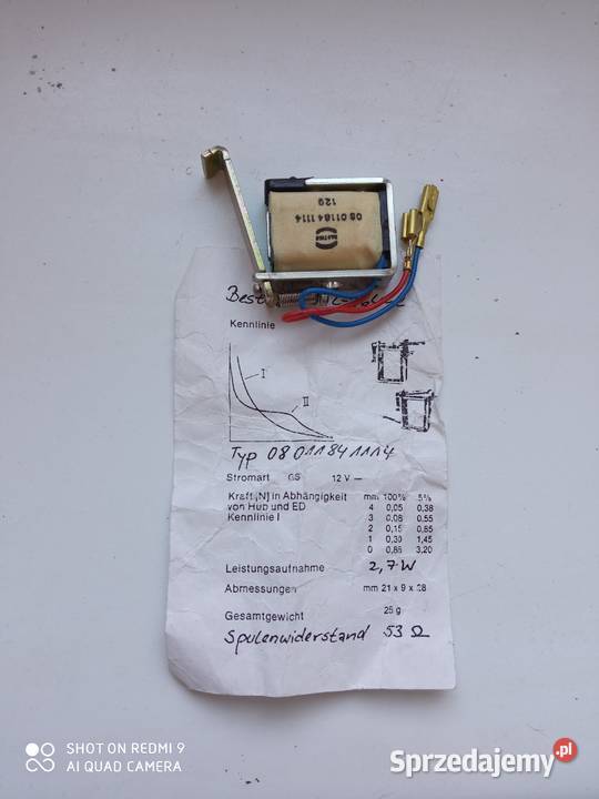 Przekaźnik prod NRD typ 08011841114 Pozostałe Poznań sprzedam