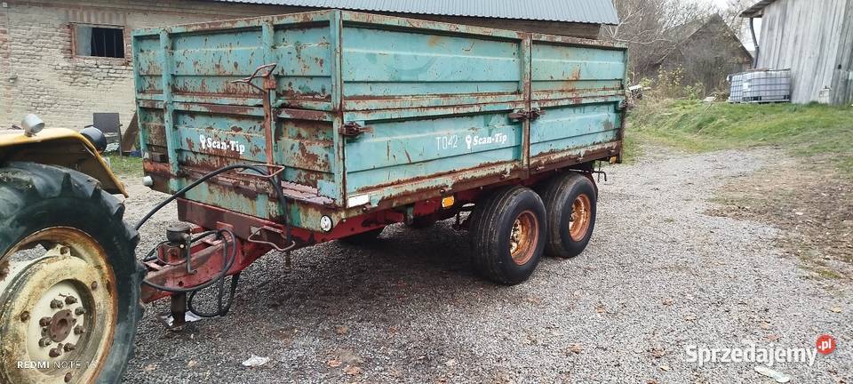 Przyczepa Tandem 8t nieuszkodzony Gorzków-Osada