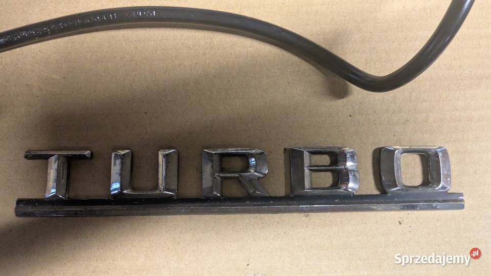 Mercedes 123 126 Turbo emblemat tylnej klapy Emblematy